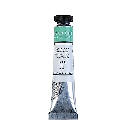 Sennelier Extra fine Gouache Tube 21ml S2 Emerald Green