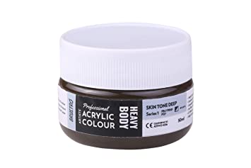 Brustro Professional Artists ’ Heavybody Acrylic Paint 50Ml Skin Tone Deep (Sr 1)