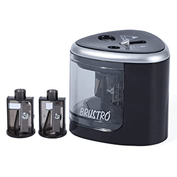 Brustro Double Hole Battery Operated Pencil Sharpener