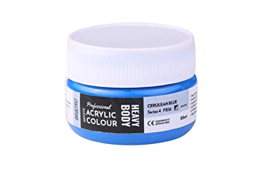 Brustro Professional Artists ’ Heavybody Acrylic Paint 50Ml Cerulean Blue (Sr 4)