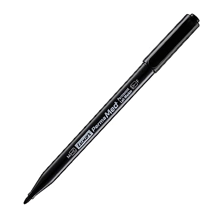 Luxor Perma Med Marker Pen Black (10'S Box)
