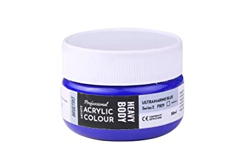 Brustro Professional Artists ’ Heavybody Acrylic Paint 50Ml Ultramarine Blue (Sr 2)