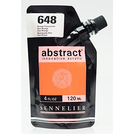 Sennelier Abstract Artist Acrylic pouch 120ML (Fluorescent Orange)