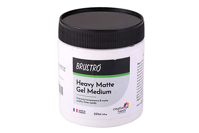 Brustro Professional Heavy Matte Gel Medium 237ml