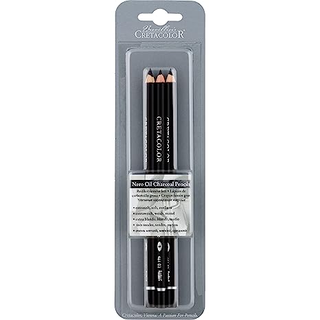 Cretacolor Artists' Nero Pencils Extra Soft (Pack of 3)