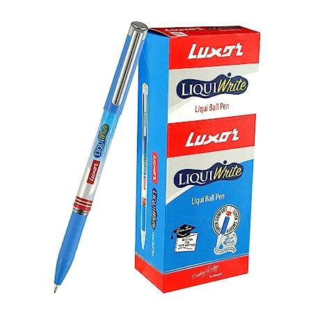 Luxor Liquiwrite Ball Pen Blue (20'S Box)