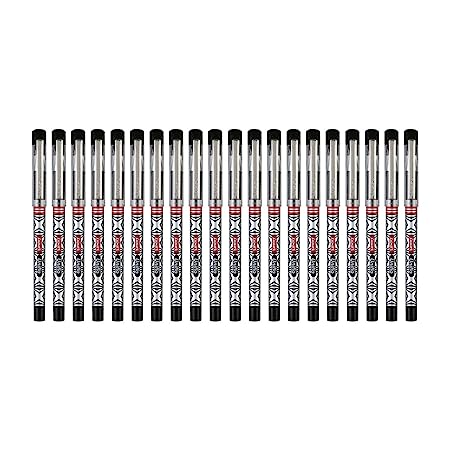 Luxor Uniflo Ball Pen - 0.7Mm Tip - Black Pack Of 20