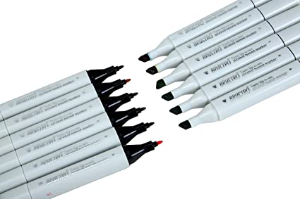 Brustro Twin Tip Alcohol Based Marker Set Of 12 – Basic C