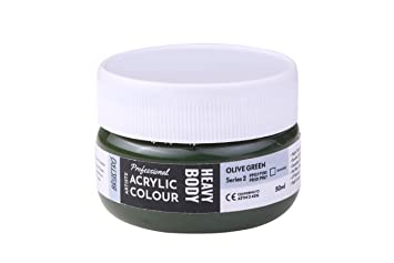 Brustro Professional Artists ’ Heavybody Acrylic Paint 50Ml Olive Green (Sr 2)