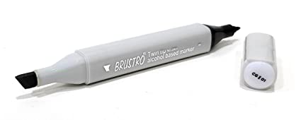 Brustro Twin Tip Alcohol Based Marker Cool Grey II 00