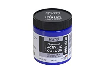 Brustro Professional Artists ’ Heavybody Acrylic Paint 237Ml Ultramarine Blue (Sr 2)