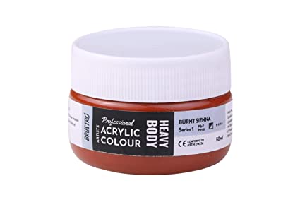 Brustro Professional Artists ’ Heavybody Acrylic Paint 50Ml Burnt Sienna (Sr 1)