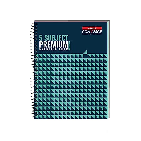 Luxor Exercise Book 5 Subject, 250 Pages, 21Cm*29.7Cm