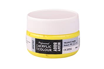 Brustro Professional Artists ’ Heavybody Acrylic Paint 50Ml Yellow Lt.Hansa (Sr 2)