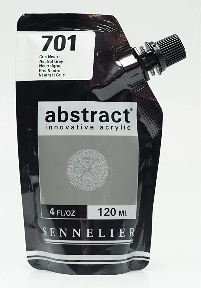 Sennelier Abstract Artist Acrylic pouch 120ML (Neutral Grey)