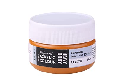 Brustro Professional Artists ’ Heavybody Acrylic Paint 50Ml Raw Sienna (Sr 1)