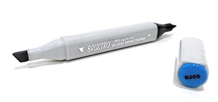 Brustro Twin Tip Alcohol Based Marker Cerulean Blue