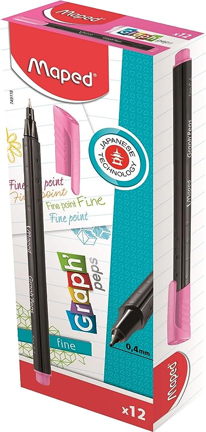 MAPED GRAPH PEPS 0.4 LOVELY PINK (Pack of 2)