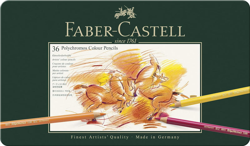 Faber-Castell Polychromos Color Pencil Set - Pack of 36