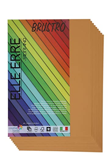 Brustro Elle Erre A4 Avana (Pack of 9 Sheets)