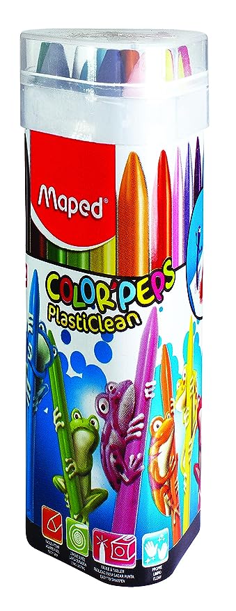 MAPED COLOR PEPS PLASTICLEAN 12 SHEED