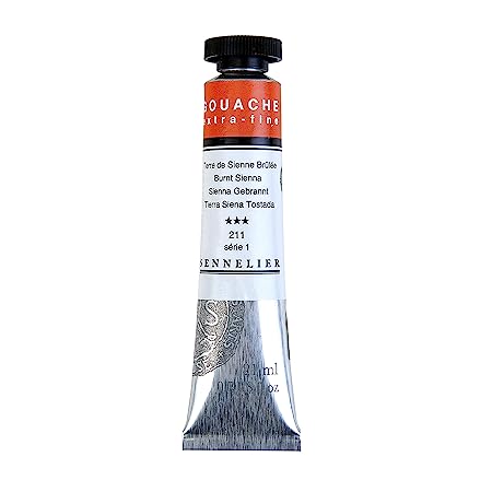 Sennelier Extra Fine Gouache 21ml S1 Burnt Sienna