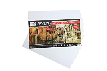 Brustro Artists' Oil Painting Paper 300 GSM A3 (Pack of 5 + 1 Free Sheet)