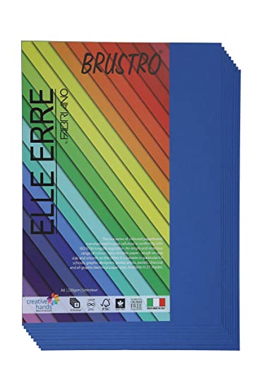 Brustro Elle Erre A4 Blue (Pack of 9 Sheets)