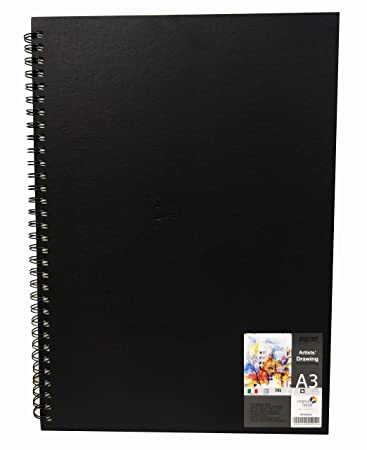 Brustro Artists’ Portrait Sketch Book Wiro Bound Size A3 160 GSM, 116 pages