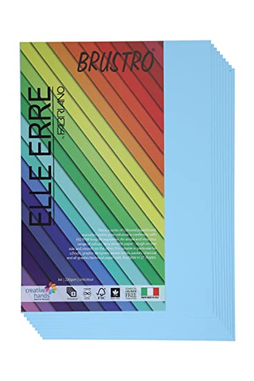 Brustro Elle Erre A4 Celeste (Pack of 9 Sheets)