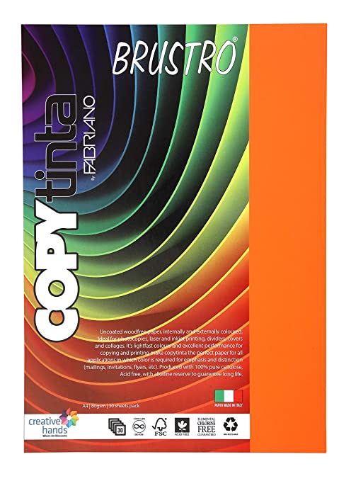 Brustro Copy Tinta A4 Orange (Pack of 1)