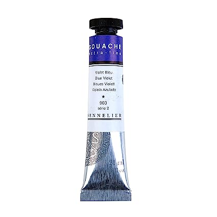 Sennelier Extra fine Gouache Tube 21ml S2 Violet Blue