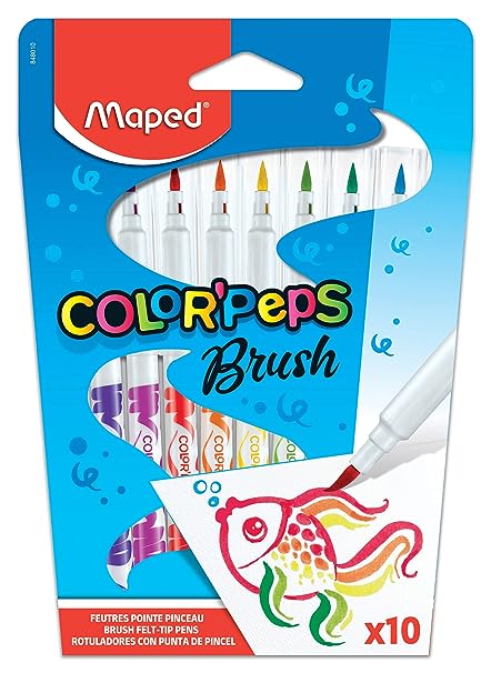 MAPED COLOR PEPS BRUSH PENS