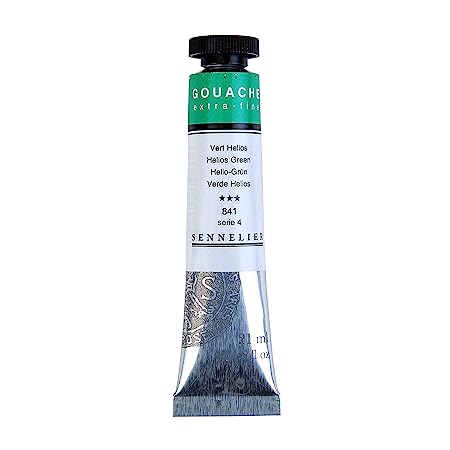 Sennelier Extra fine Gouache Tube 21ml S4 Helios Green