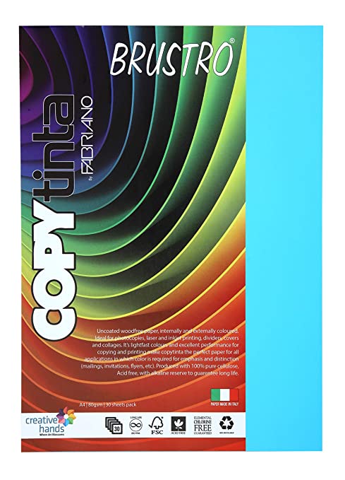 Brustro Copy Tinta A4 Sky Blue Shade (Pack of 1)