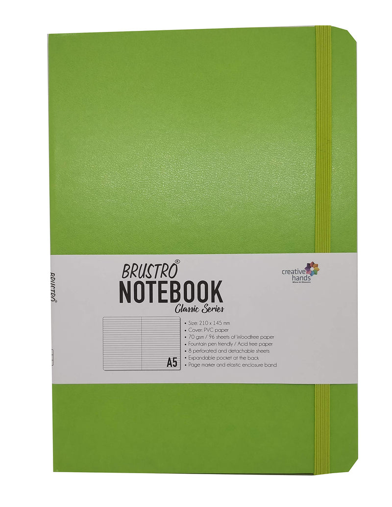 BRUSTRO NOTEBOOK CLASSIC SERIES A5 GREEN