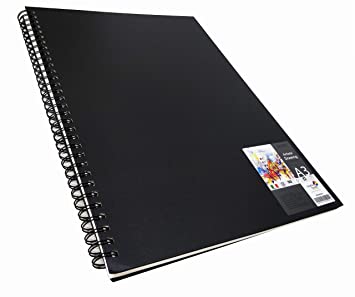 Brustro Artists’ Portrait Sketch Book Wiro Bound Size A3 160 GSM, 116 pages