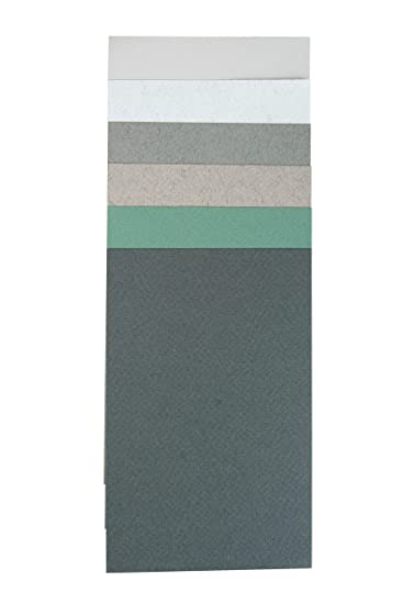 Brustro Artists' Pastel Paper Pad of 24 Sheets (160 GSM), Colour - Grey Tones, Size - 5" x 7"