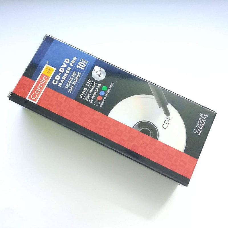 CAMLIN CD-DVD MARKER PEN BLACK, Pack of 2