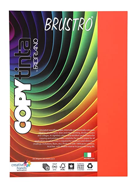 Brustro Copy Tinta A4 Fucsia (Pack of 1)