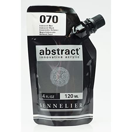 Sennelier Abstract Artist Acrylic pouch 120ML (Iridescent Black)