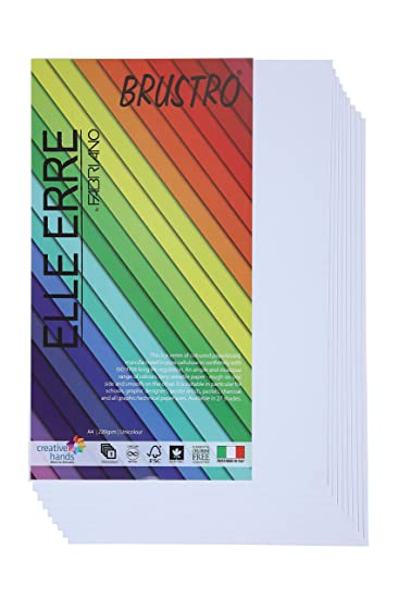 Brustro Elle Erre A4 Bianco (Pack of 9 Sheets)