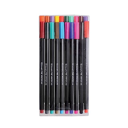 Luxor Fine Writer 045 - Pack of 20 Assorted Sketching & Art Pens