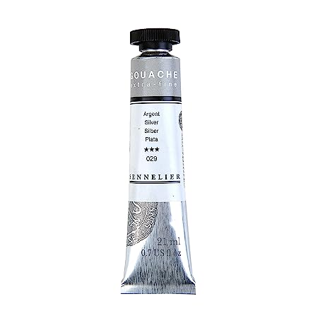 Sennelier Extra Fine Gouache 21ml S5 Silver