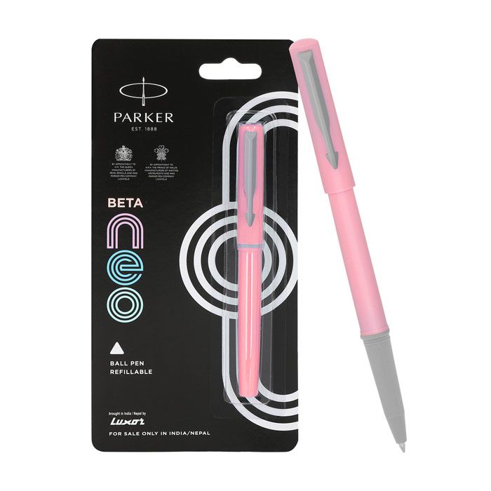 Parker Beta NEO Ball Pen | Pale Pink Body Color |Ink Color - Blue