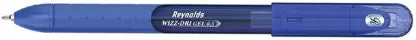 Reynolds WIZZ DRI GEL 0.5 MM -3 CT PACK OF 6 Gel Pen (Pack of 6, Ink Color - Blue)