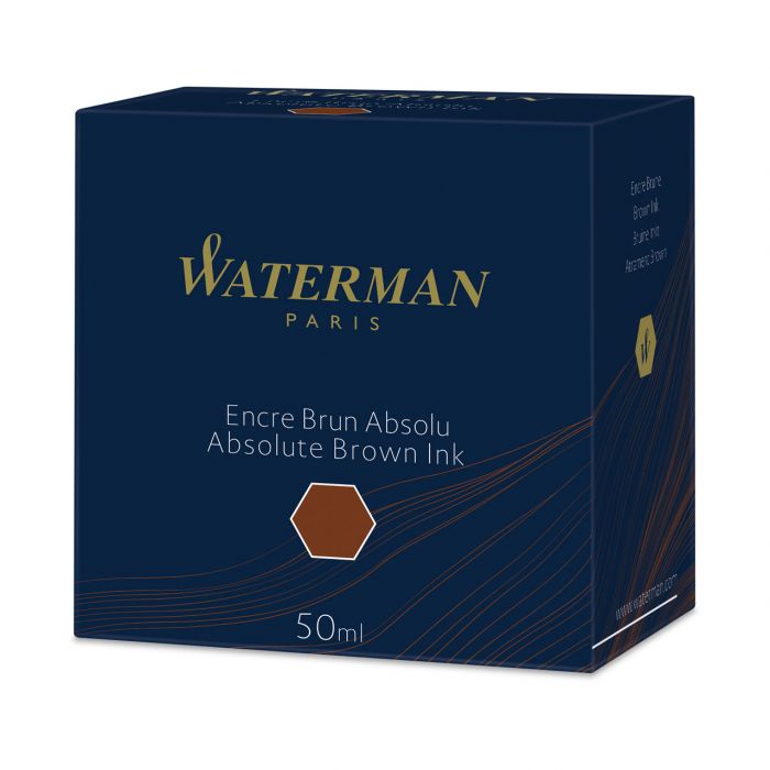 Waterman Ink Bottle Brown