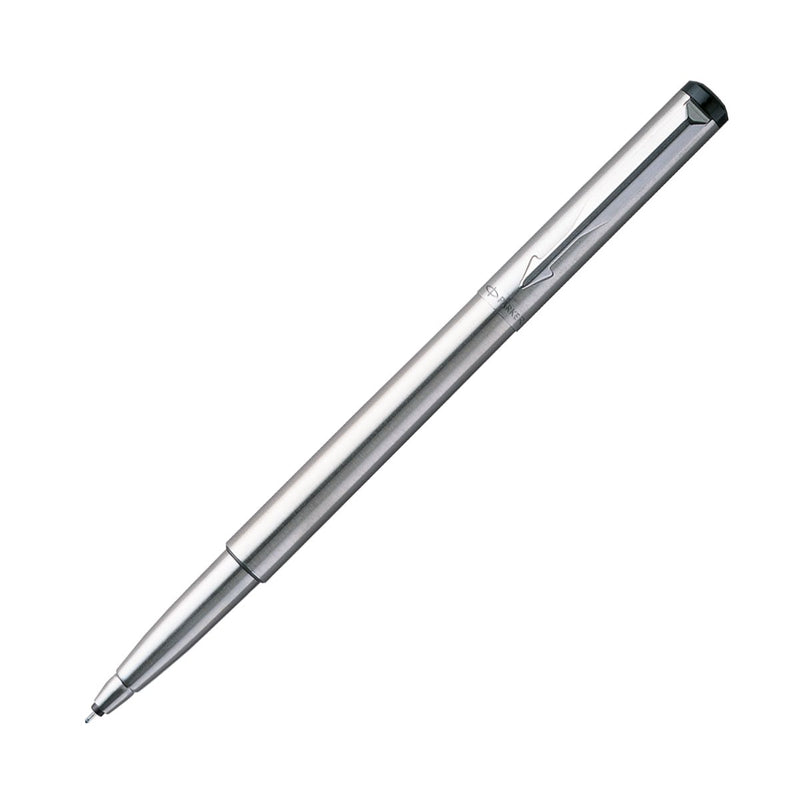 Parker Vector Stainless Steel Roller Ball Pen Chrome Trim
