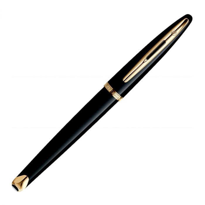 Waterman Carene Black Sea Gold Trim  Fountain Pen Fine Nib