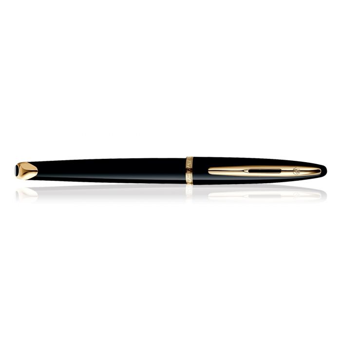 Waterman Carene Black Sea Gold Trim  Fountain Pen Fine Nib